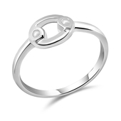 Cancer Zodiac Silver Ring NSR-434